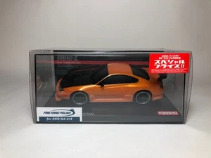 Carrocería KYOSHO Mini-Z NISSAN SILVIA S15 equipada con alerón trasero GT naranja metálico - Imagen 1 de 16