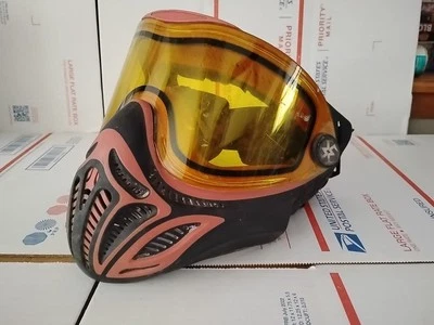 Máscara Empire E-Flex Roja y Negra Con Tinte Amarillo Yens De Colección Edición Limitada T6#10 Foto 1 de 4