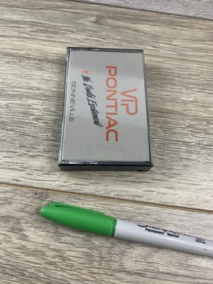 Vintage 1989 Pontiac VIP Bonneville Promo Cassette Tape Car Audio Demo GM OEM - Image 1 of 4