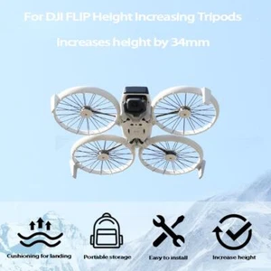 Landing Gear For DJI flip Rear Bracket Height Increasing Tripod GimbalProtection - Picture 1 of 7