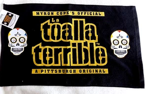 Pittsburgh Steelers Sugar Skull  Terrible Towel - Picture 1 of 2