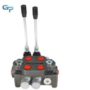 25 GPM Hydraulic Directional Control Valve 2 Spool Double Acting Hydraulic Valve - Picture 1 of 10