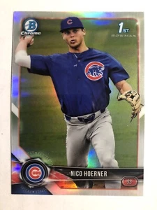 2018 Bowman Chrome NICO HOERNER Refractor- A137 - Picture 1 of 2