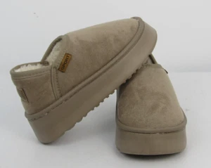 Damen-Hausschuhe dicke Sohle warme Pantoletten Mode Komfort Zuhause Schuhe flauschig Plüsch Li - Bild 1 von 12
