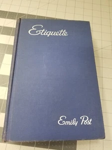 1945 SELTENES Etikett Emily Post Hardcover Funk & Wagnalls - Bild 1 von 14