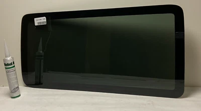 Fit 2007 to 2010 Jeep Wrangler 2 Door Driver (Left)  Quarter Glass Dark Tint - Image 1 of 3