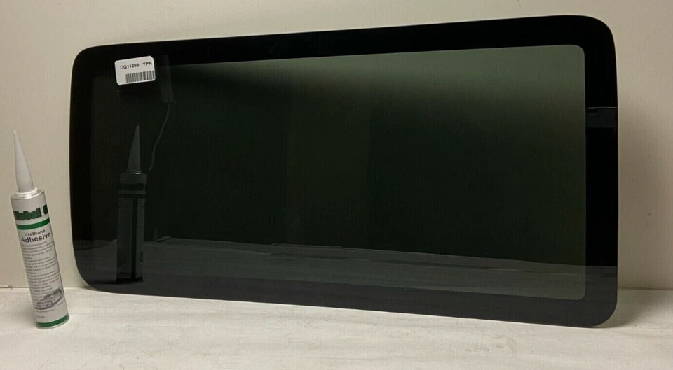 Fit 2007 to 2010 Jeep Wrangler 2 Door Driver (Left)  Quarter Glass Dark Tint - Image 1 of 3