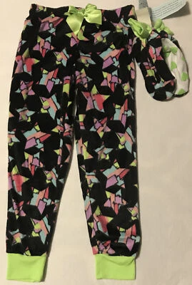 Circo Girls Pajama Pants Bottoms With Slippers, Size Small, NWT - Image 1 of 4