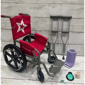 American Girl Rollstuhl Kupplungen Pflegeset Güsse Verletzungen Posten 18 Zoll Puppe - Bild 1 von 5