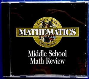 Lernwerkzeuge, die funktionieren Mathematik Mittelschule Mathe Review Pro One CD-ROM - Bild 1 von 6