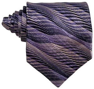 Corbata Jhane Barnes Geométrica 100% SEDA Para Hombre Diseñador Púrpura 59" x 3.75" - Imagen 1 de 4