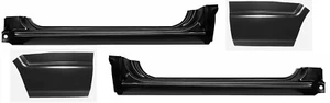 1995-2005 Chevy Blazer 2dr Factory Outer Rocker Panel & Front Quarter Panel Kit - Picture 1 of 5