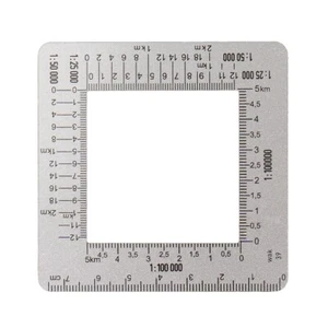 WW2 Reproduction German Army Square Planzeiger Mapcase Ruler- Map Case Kit - Picture 1 of 5
