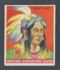 1933 Goudey Indian Gum #28 Pontiac R73