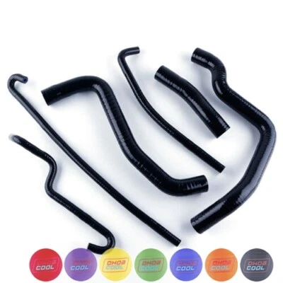 MANGUERAS RADIADOR SILICONA ALTO RENDIMIENTO SUZUKI GSXR 1000 2005-2006 K5 K6 NEGRAS Foto 1 de 4