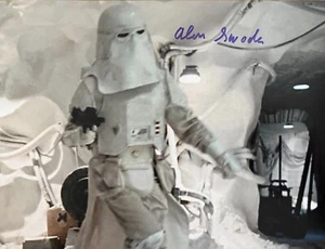 Alan Swaden - Autógrafo firmado por Star Wars Snowtrooper genuino - Imagen 1 de 3