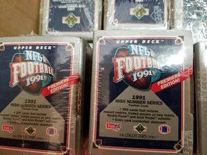 1991 Upper Deck High Series Football set - NFL 200 cards in set Sealed New - Picture 1 of 1