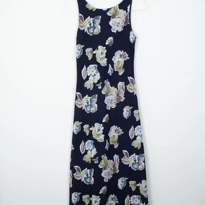 Vintage Alyn Paige Womens Floral A-Line Maxi Dress Romantic Y2K Whimsigoth - Picture 1 of 6