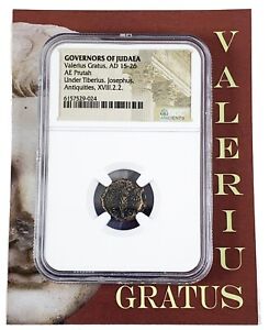 Gouverneur von Judäa: Valerius Gratus, römischer Präfekt. NGC HG. (15-26 CE)