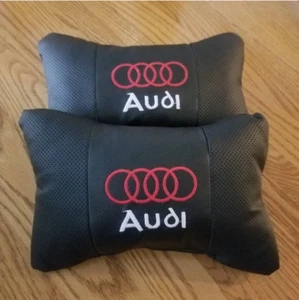 Autositz Kopf Nackenstütze Audi Lederstütze Kissen Pad Kopfstütze Knochenkissen - Bild 1 von 4