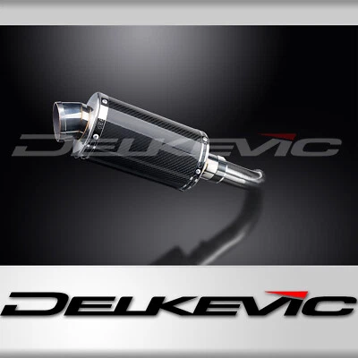 Suzuki SV650 2017-2024 Kit de silenciador de escape de carbono ovalado de 9" deslizable Foto 1 de 4