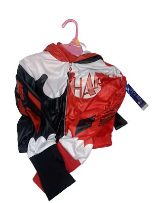 DC Girls Harley Quinn Halloween Costume Hoodie & Pants Set - 10-12 Large NWT - Image 1 of 2