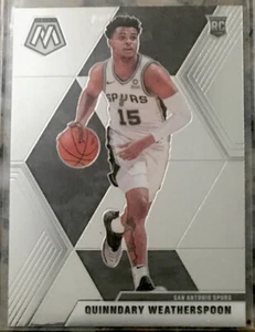 2019-20 Panini Mosaic RC Quinndary Weatherspoon #204 - Picture 1 of 6