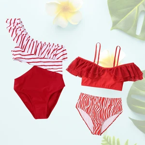 Girls' Bathing Suit Swim Wear Set | Size 6-14 | UPF 50+ Rating - Picture 1 of 7
