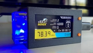 Bitcoin Lottery/Solo Mining Cooled Rig NerdMiner V2 **ULTIMATE EDITION** - Picture 1 of 1