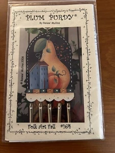 Plum Purdy Designs Folk Art Fall Chimes #164 Pattern/Instructions 2008 - Picture 1 of 3
