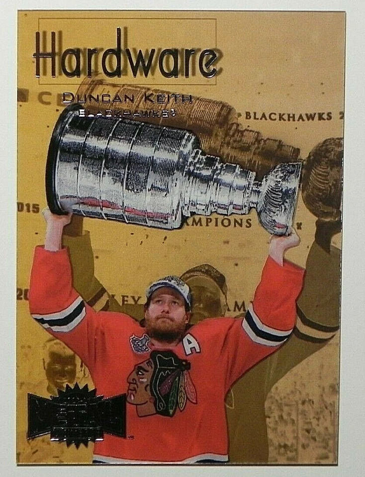2020-21 20/21 Skybox Metal Universe Hardware CH-15 Duncan Keith Blackhawks - Image 1 of 2