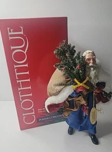 Rare!! 2003~Clothtique Possible Dreams Santa Claus~ Enchanted Journey - Picture 1 of 5