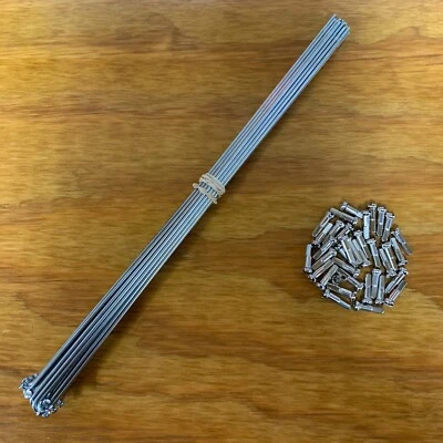 BICYCLE WHEEL SPOKES FOR STANDARD 26" WHEEL SCHWINN BIKES AND OTHERS 10 - 5/8" - Image 1 of 4
