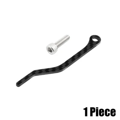 Desviador delantero colector de cadena bicicleta fibra de carbono guía de cadena estabilizador negro Foto 1 de 4