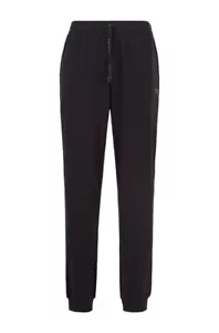 HUGO BOSS schwarze Loungewear-Unterteil Boss Logo am Bein und Kordelzug Größe XL neu mit Etikett - Bild 1 von 7