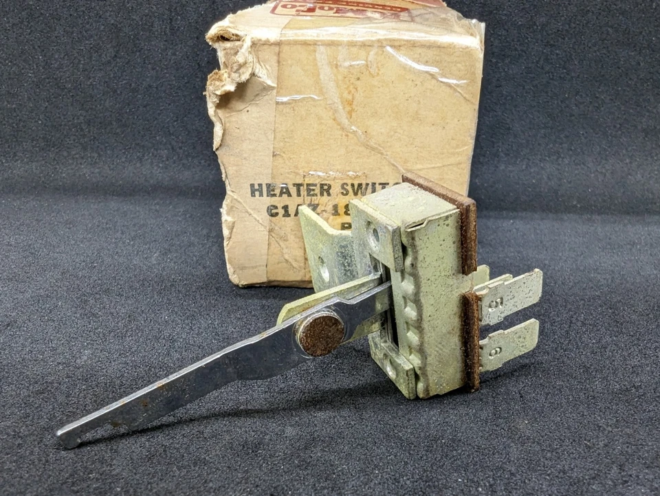 NOS 1960 1961 1962 FORD GALAXIE STARLINER COUNTRY SQUIRE HEATER CONTROL SWITCH - Image 1 of 4