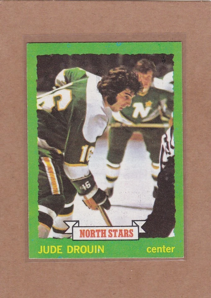 1973-74 TOPPS HOCKEY JUDE DROUIN #125 NORTH STARS EX+ *A21563 - Image 1 of 1