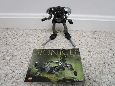 Lego Bionicle TOA ONUA NUVA 8566- Complete Figure and Instructions - Image 1 of 4