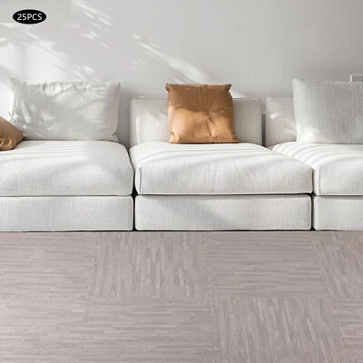 Grey Wood Grain Thick Printed Foam Tiles Foam Mat for wood and ceramic floors - Image 1 of 4