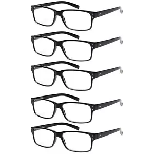 Reading Glasses 5 Pairs Quality Readers Spring Hinge Glasses for Reading for ... - Picture 1 of 6