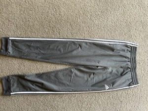 adidas Boys' Iconic Tricot Jogger Pants, XL 18/20, Gray, Lightly Used - Picture 1 of 1