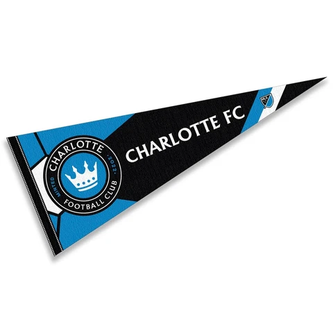 Charlotte Football Club 12 in X 30 in MLS Pennant Cover