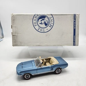 Franklin Mint 1967 Ford Mustang GTA Cabrio in blau beige Innenausstattung selten Rarität - Bild 1 von 21