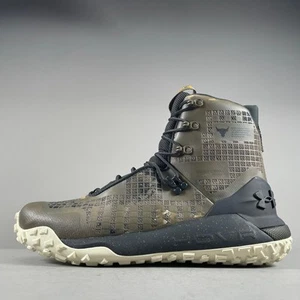 Under Armour HOVR Dawn WP 2.0 Project Rock Men’s 13 M Camo Waterproof Boots NEW - Picture 1 of 8