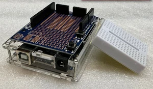 CH340 ATmega 328P R3 Board Compatible with Arduino UNO IDE + Case + Shield - Picture 1 of 1