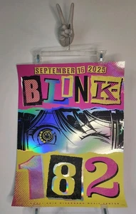 BLINK 182 Official 2025 Cincinnati/Riverbend EVENT FOIL Numbered Poster 24x18 - Bild 1 von 12