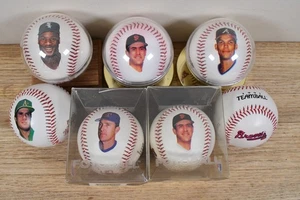 7x Pelotas de béisbol MLB coleccionables José Conseco Nolan Ryan Bo Jackson etc. - Imagen 1 de 16