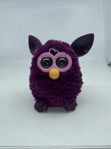 Dark Purple Furby Interactive Toy 2012 Hasbro Works Moving And Eyes No Sound - Picture 1 of 7