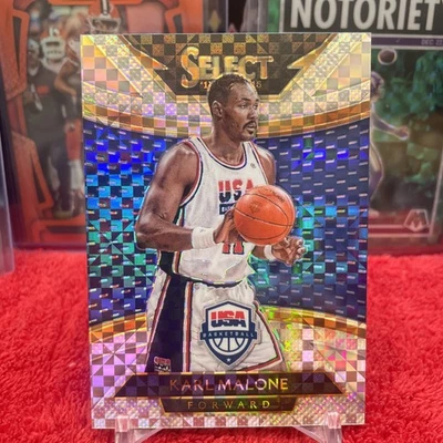 2014-15 Panini Select Courtside Silver Prizm #226 Karl Malone Team USA - Image 1 of 4