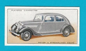 MOTOR CAR - CARD NO. 38 - ROVER 14 - SERIES 'A' BY JOHN PLAYER & SONS - 1936 - Picture 1 of 2
